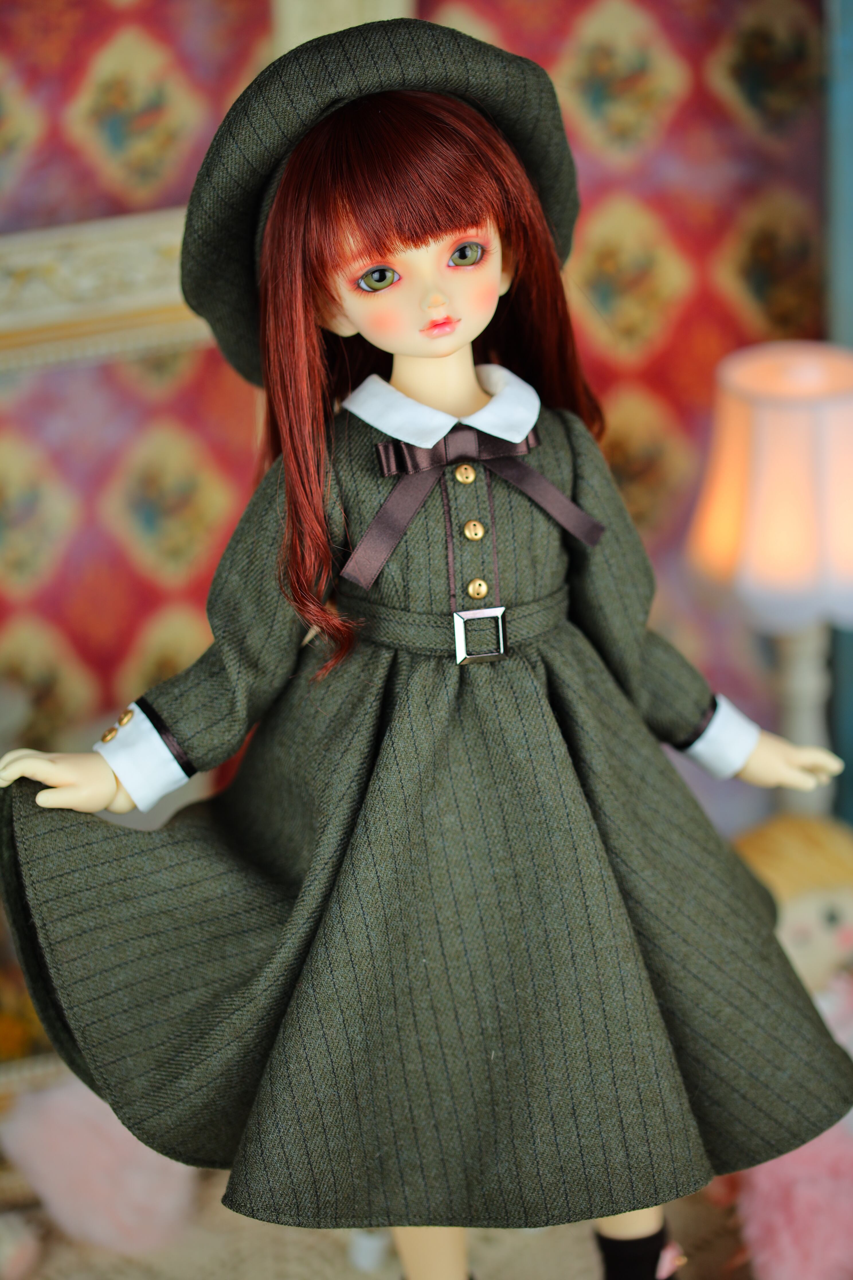 MDD / SDM対応OF 【深碧の森の館ドレス ディープグリーン】MDD / SDM