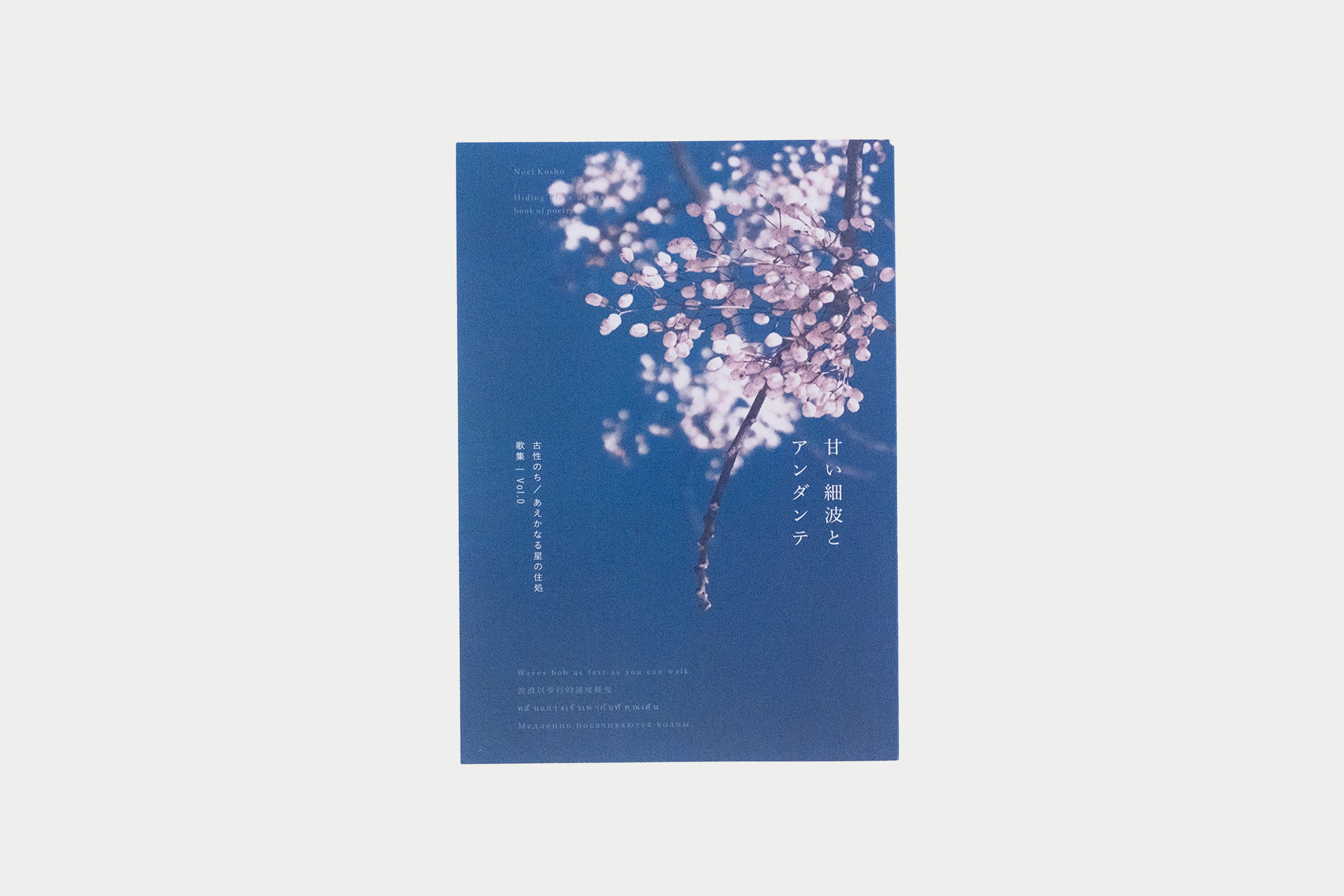 古性のち 短歌集 甘い細波とアンダンテ Vol.0 | Noci Kosho shop