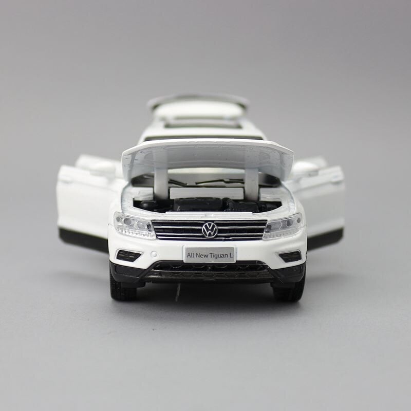 1/32 VW フォルクスワーゲン ティグアン Tiguan L 高級SUV 白 ホワイト