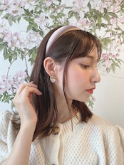 ダブルハートピアス( ゴールド / シルバー)