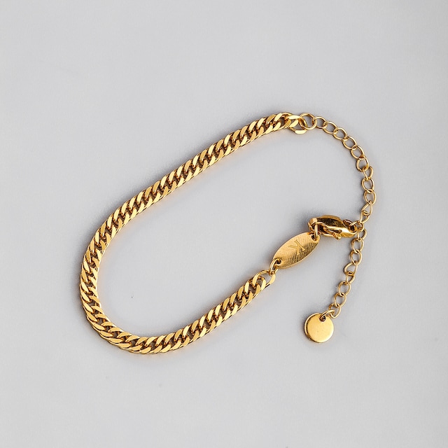 316L gold chain bracelet  #b01