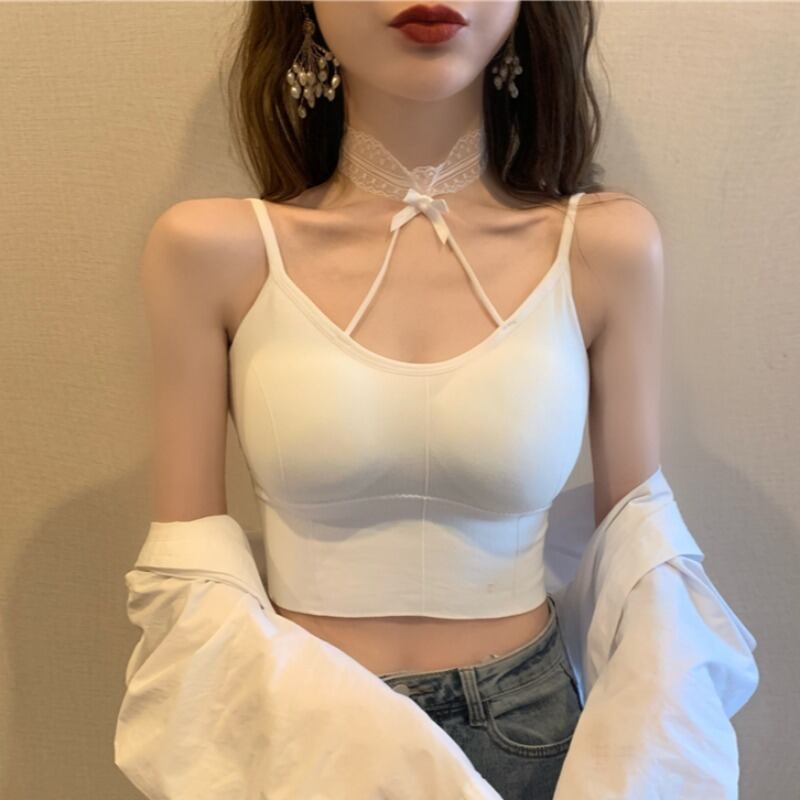 バックサマースタイルレーストップス コート リボン 夏物 ピュア ハンチェンe87830158027