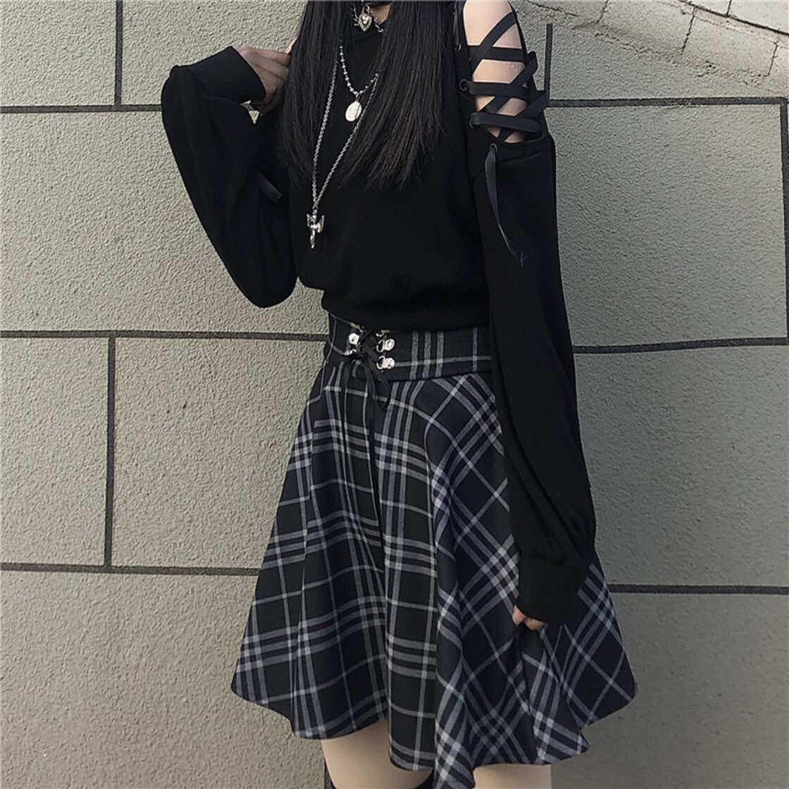 miu miu 黒ミニスカート 36 （MIU MIU - miu miu / ミュウミュウ 