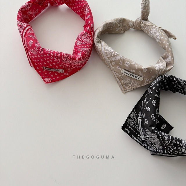 【ﾉﾍﾞﾙﾃｨ＆送料無料】Paisley scarf / the goguma
