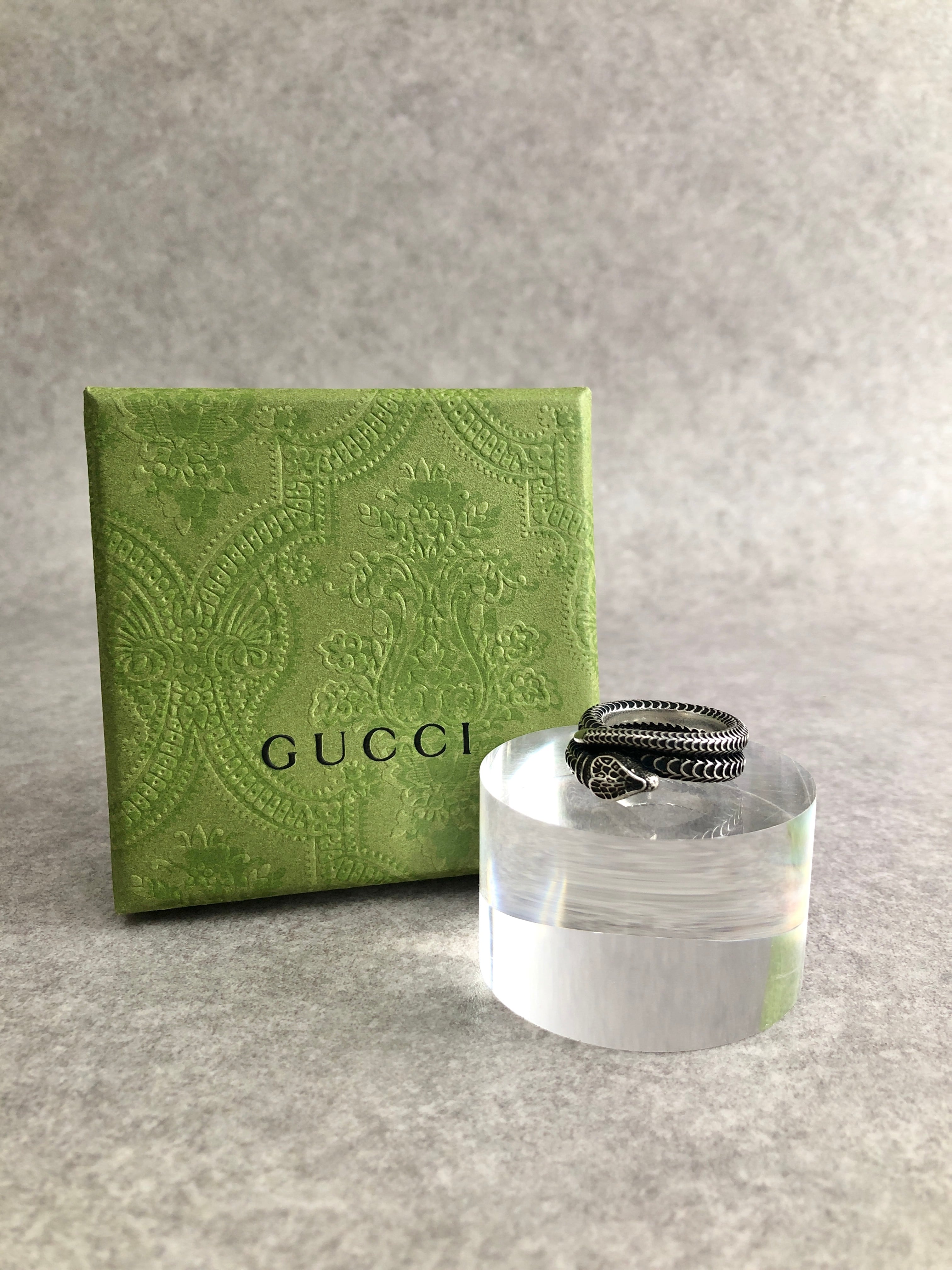 GUCCI グッチ スネーク リング シルバー SILVER925 15号 vintage