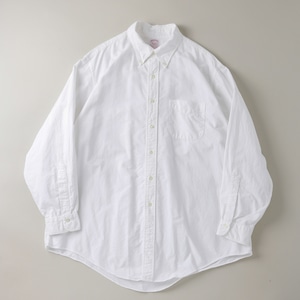 【極美品】80s BROOKS BROTHERS Vintage B.D. Oxford Shirt big size White made in USA / 80年代 ブルックスブラザーズ ヴィンテージ 長袖 ボタンダウン オックスフォード シャツ 17H 実寸XL USA製 ホワイト ミントコンディション ビッグサイズ