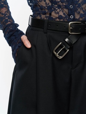 【26AW | WOMEN】POOLDE プールデ / パンツ / Bontan Wide Trousers　PLD-26AW-PT02