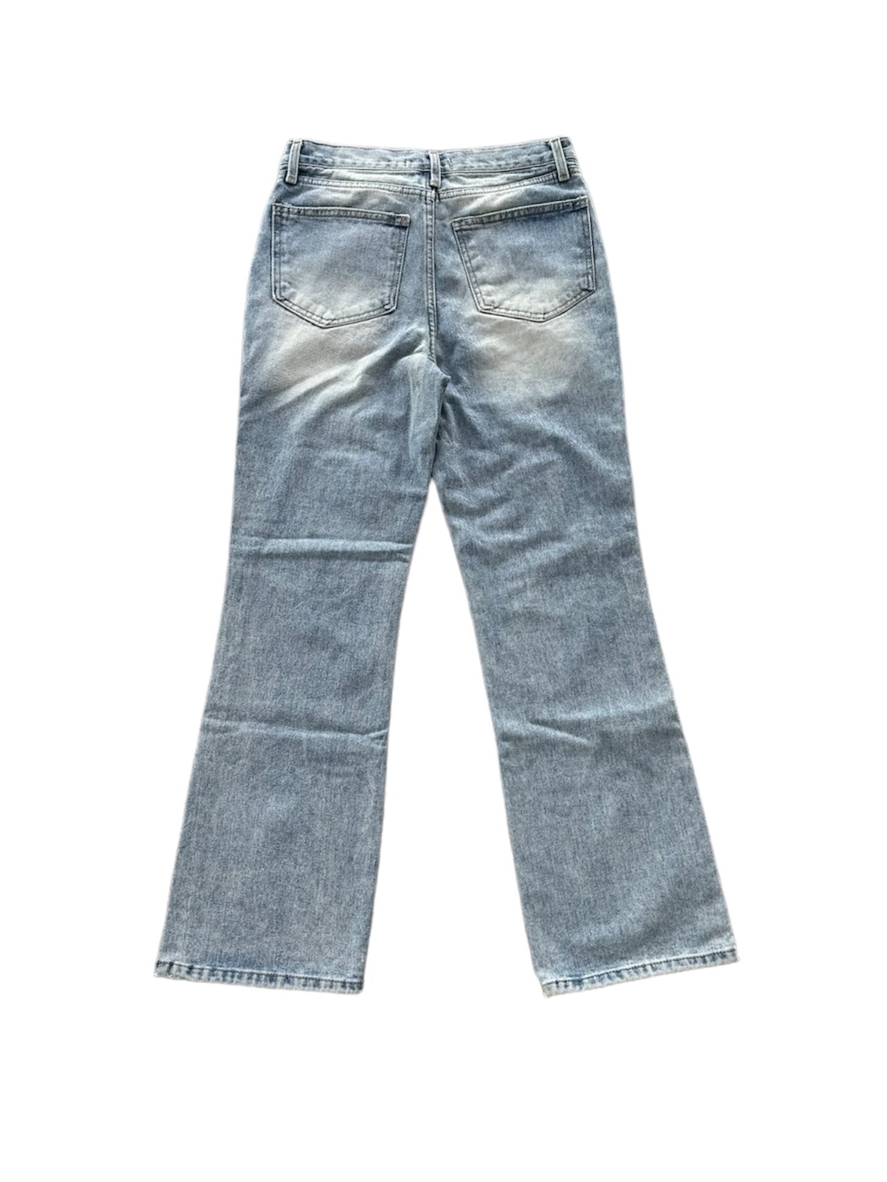 ALUDE SELECT】thighs damage flare denim(2color) | 【ALUDE】韓国 