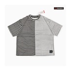 MMA23-45 MMA POLATEC®︎ Border FRANKEN Big Tee (Gray)