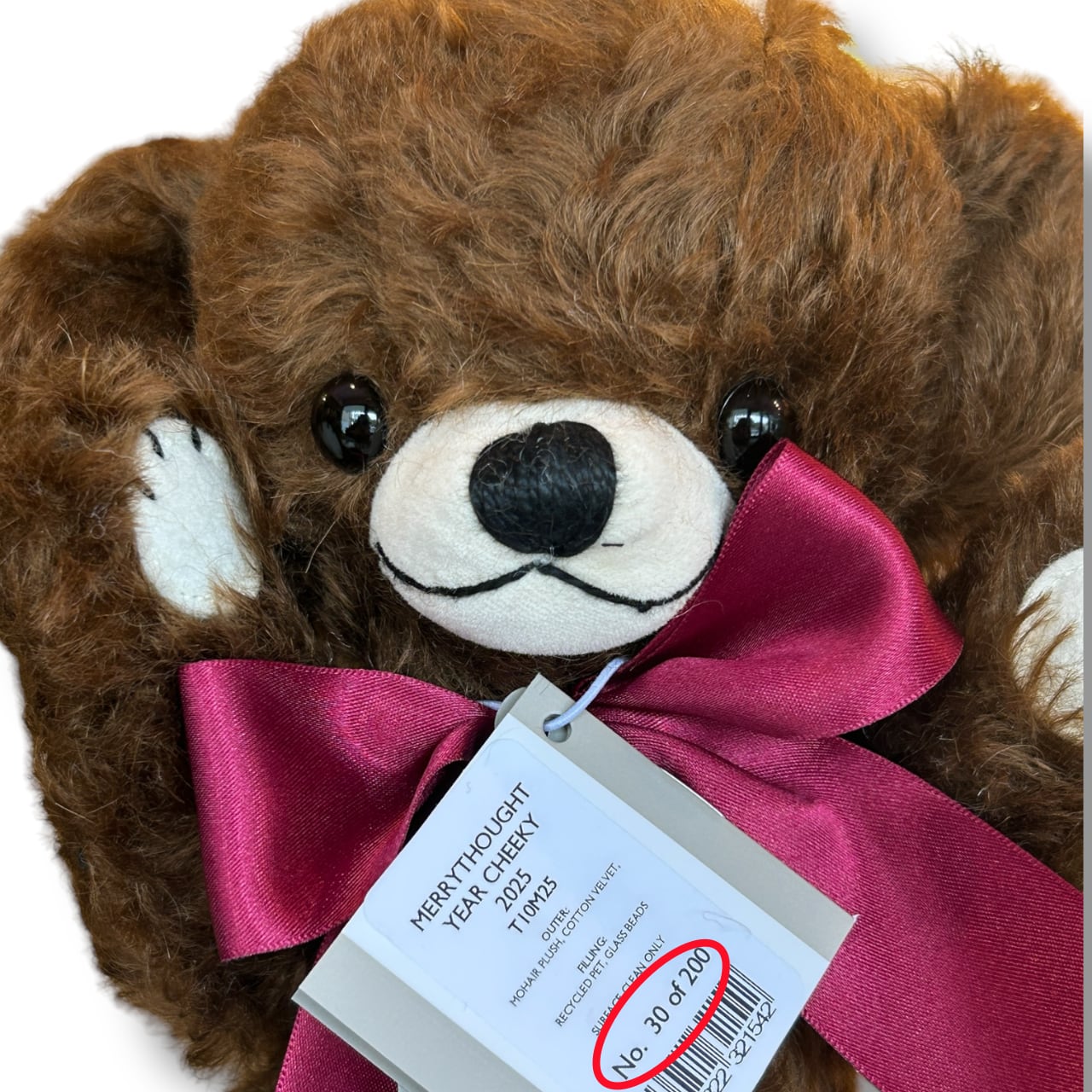 Cherished Teddies スノーベアと熊 そりに乗った冬のクリスマスフィギュア