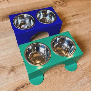 DOGS furniture bowl+stand_L