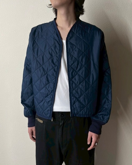 60s~ American Zip-up Quilting Blouson