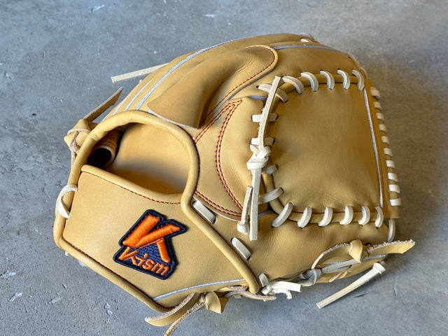 2025.4/1〜ボーイズリーグ使用可　限定モデル【K-ism】硬式用グローブ　内野手用　キャメル