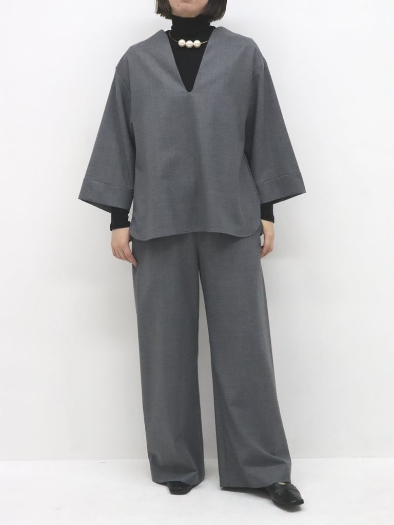 アナスタシアミルドブラウス(グレー)