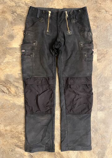 90s Dickies ディッキーズ 874 ペンキ ブラック ワークパンツW38L29