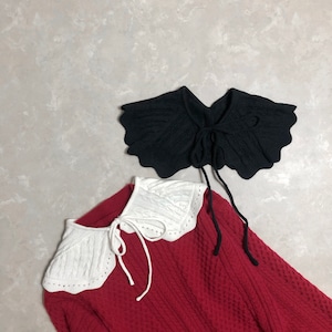 【即納】KNIT COLLOR -2color-