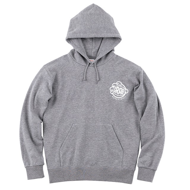 MARK PULLOVER HOODIE (gray/white)