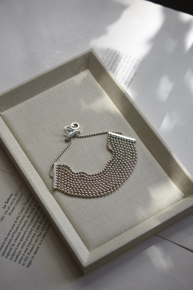 IORI／"GUCCI" bracelet／10-Strand ball chain