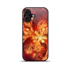 光華 - 和風 角丸型 強化ガラスiPhoneケース