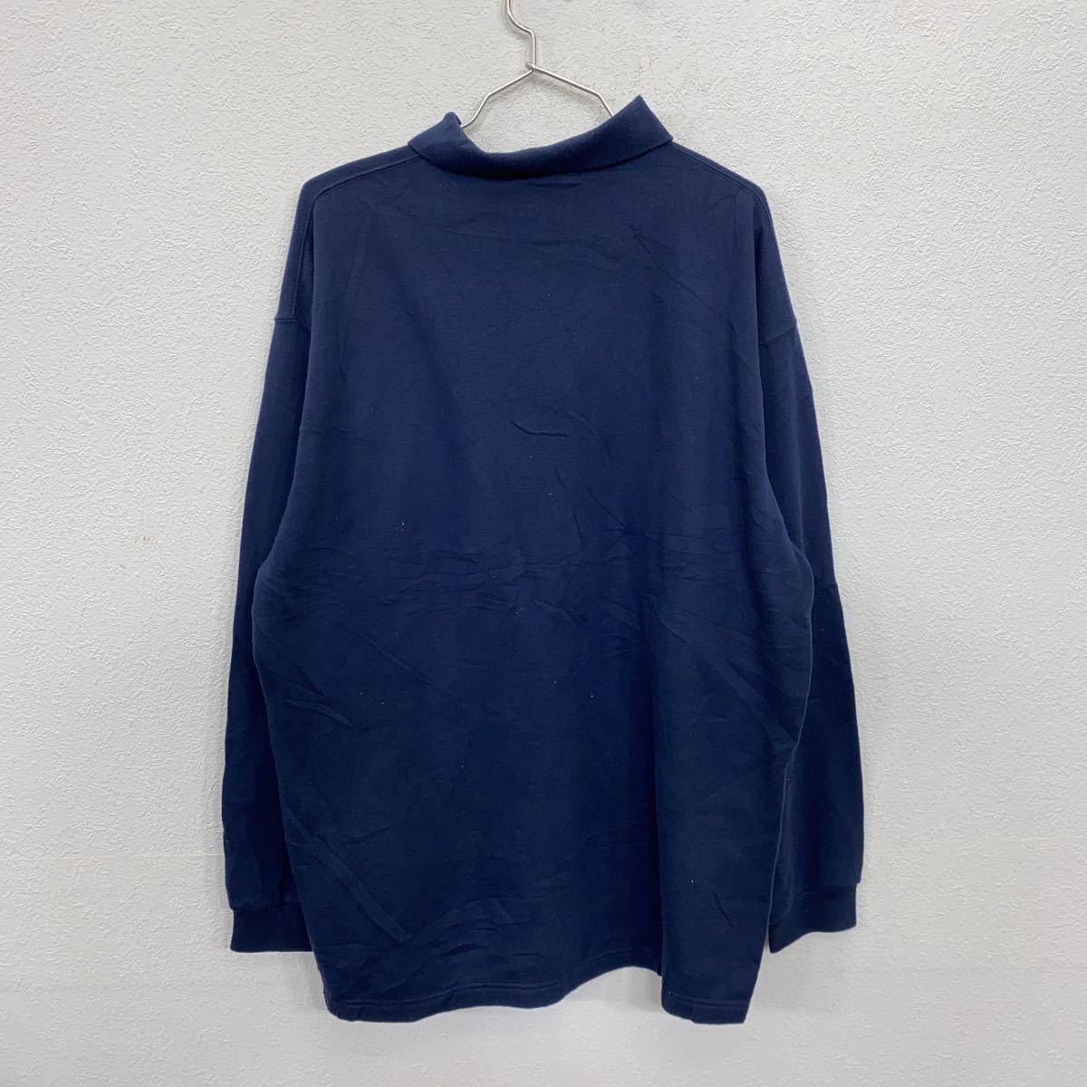 Kappa スウェットポロシャツ XLサイズ カッパ ロゴ刺繍 ワンポイント