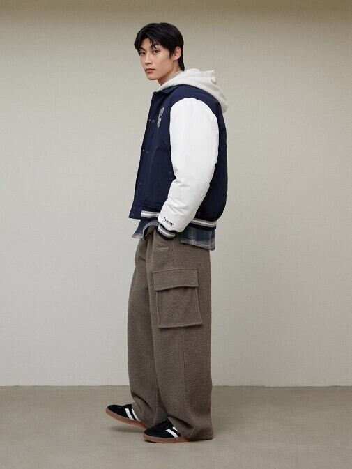 ☆TXT ボムギュ 着用！！【COVERNAT】RDS COLLEGE COLLAR VARSITY DOWN