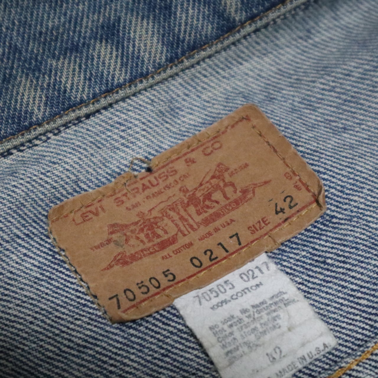 70s Levi's 70505-0217 small-e リーバイス 4th スモールe デニム