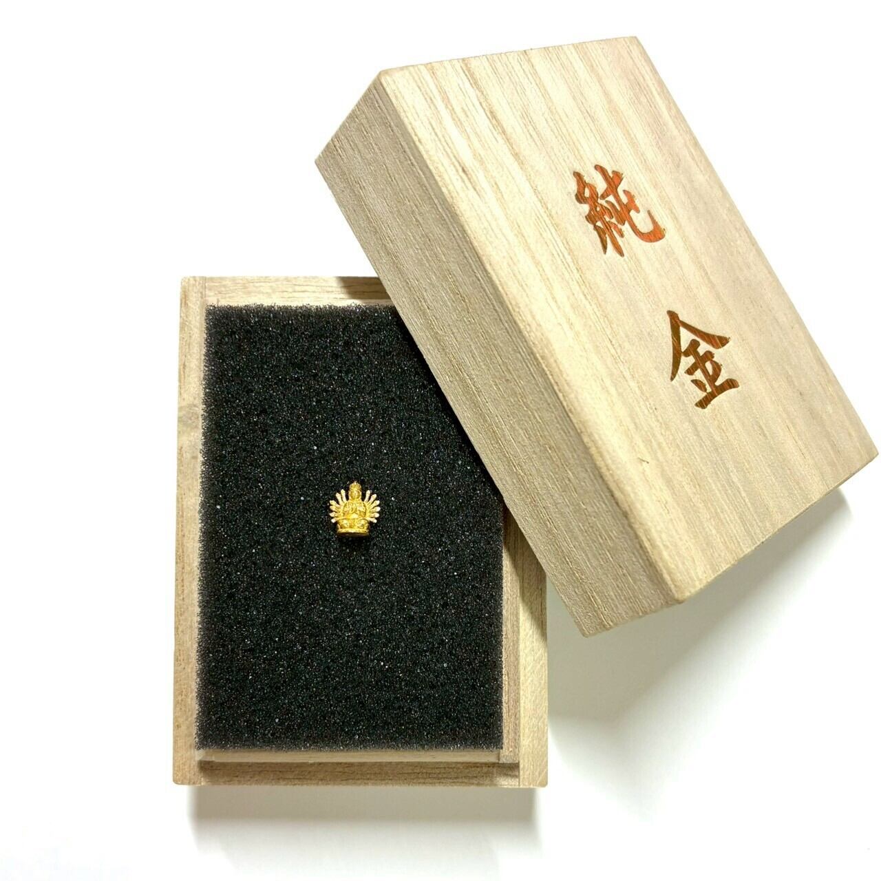 純金 約1g 千手観音像 JUNGOLD オリジナル作品 指先サイズの芸術品