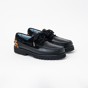 4panel deck shoes（BLACK）