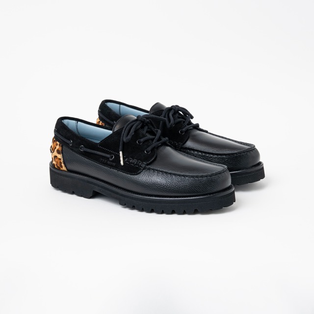 4panel deck shoes（BLACK）