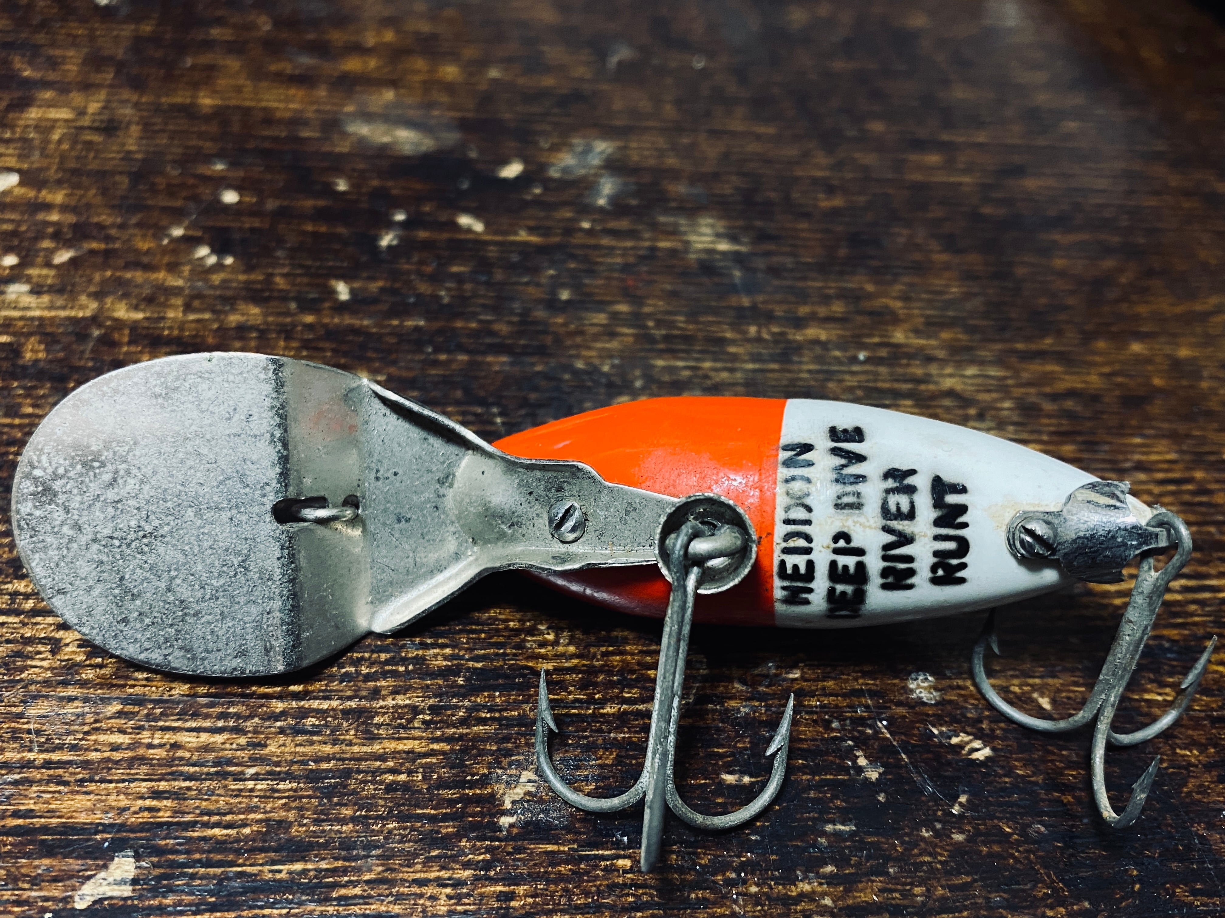 70's Heddon MIDGET DEEP DIVE RIVER RUNT #DD9010 [5563