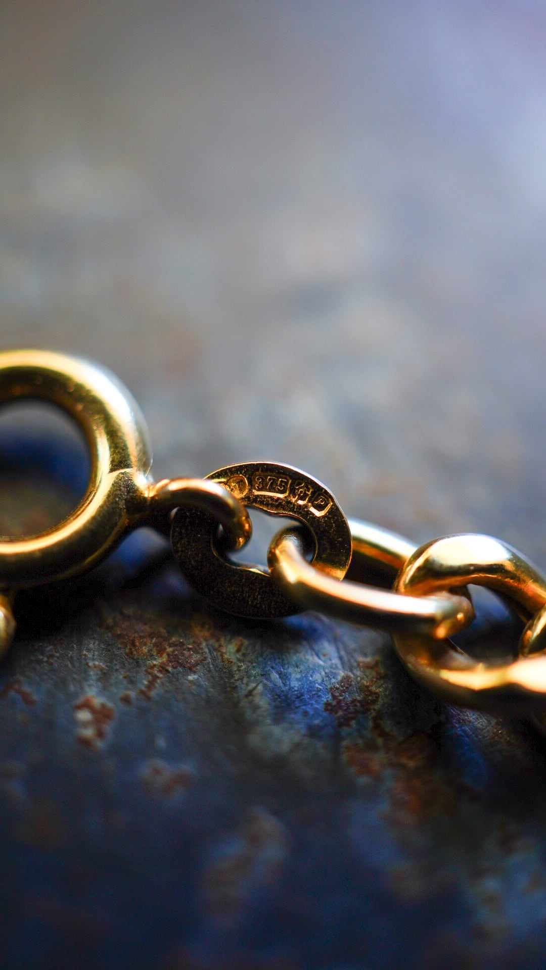 VINTAGE】U.K. VINTAGE UNOAERRE ウノアエレ 9ct イエロー ゴールド ID