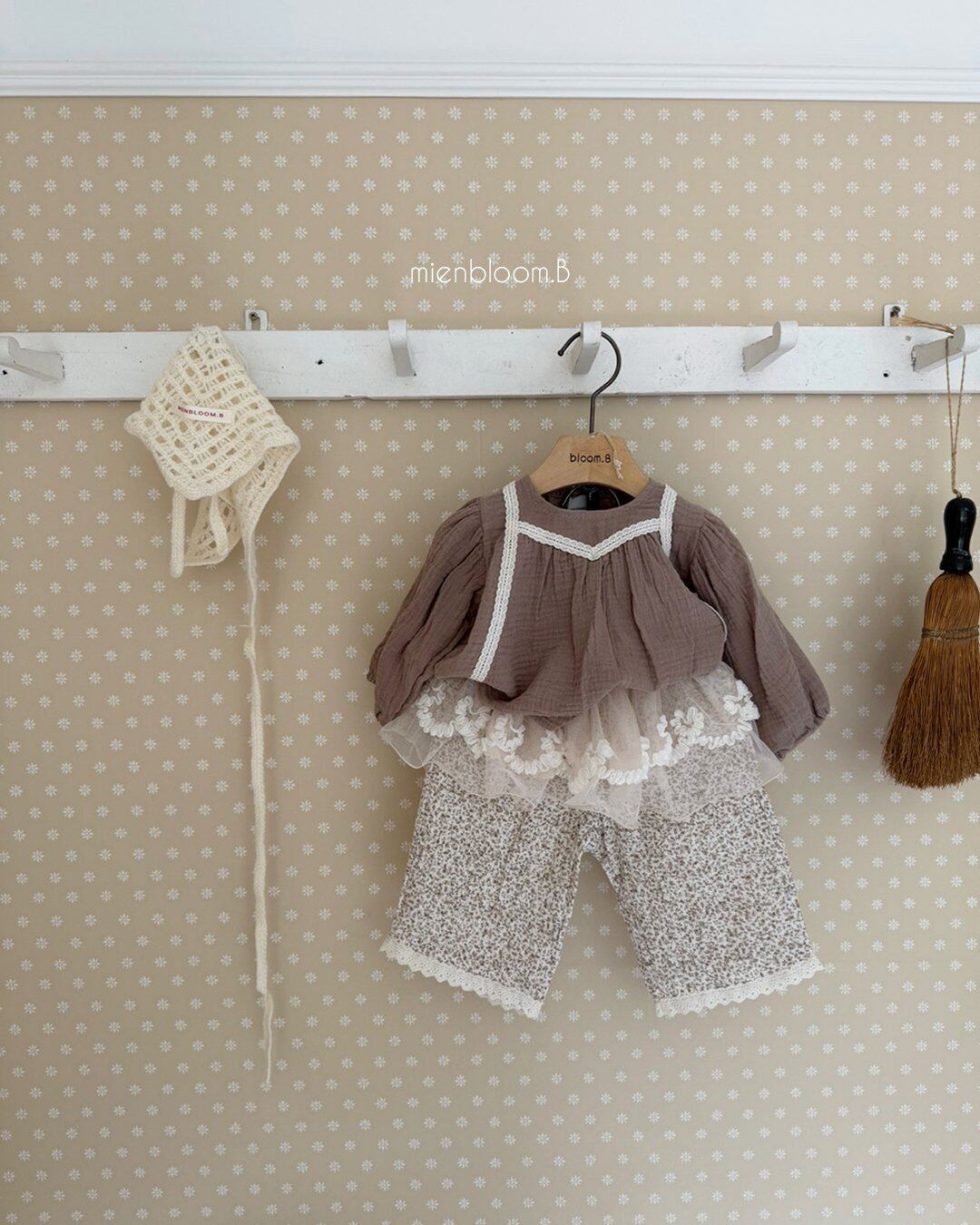 送料無料【予約】/ kids水彩画パンツ / mienbloom