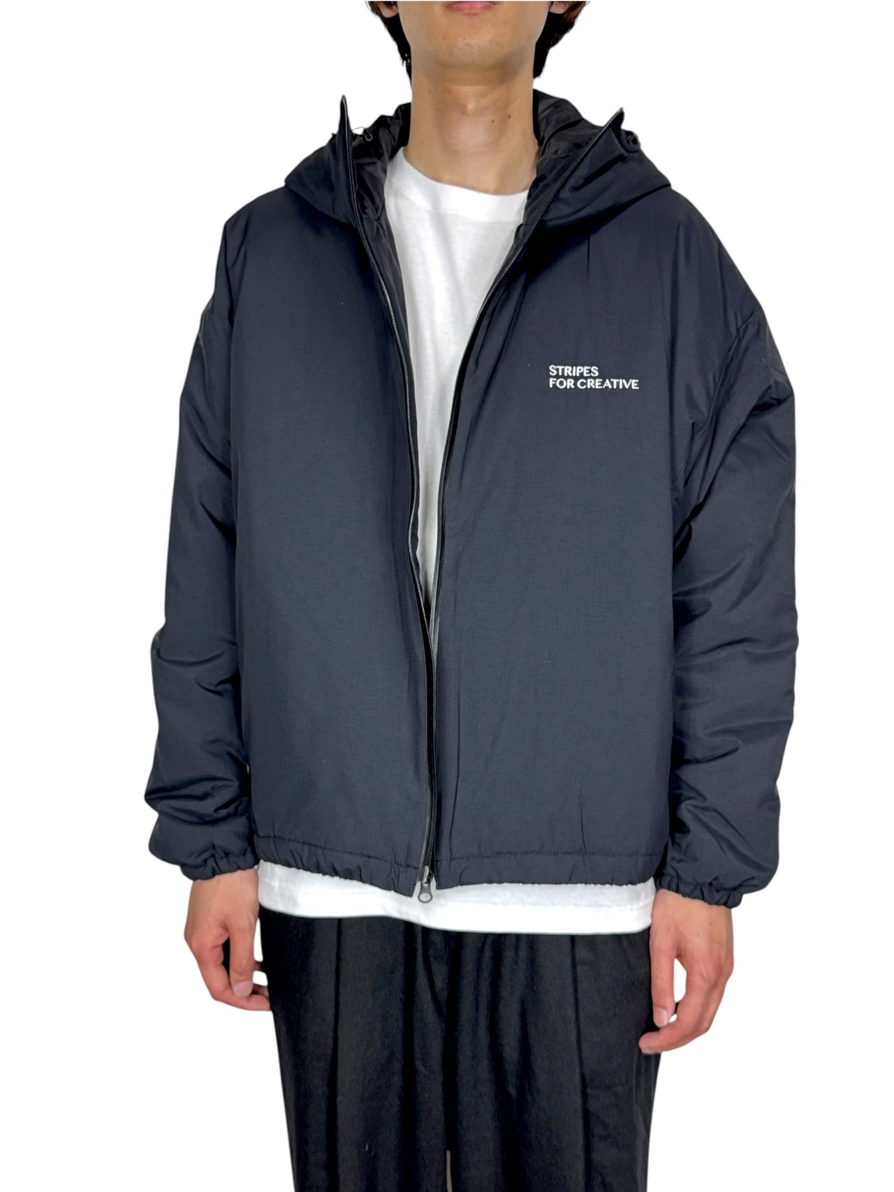 【STRIPES FOR CREATIVE】PADDED HOODY