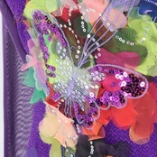 社交ダンス 衣装 スタンダード ドレス ワンピース レッスンウェア パーティドレス un×2 紫 パープル系 スパンコール 蝶 長袖 チョーカー レース スカート 二重 ふんわり 大人 バイオレット 踊りやすい おしゃれ ドレスアップ セクシー デザイン ハンドメイド 高品質 軽量 柔らかい おすすめ