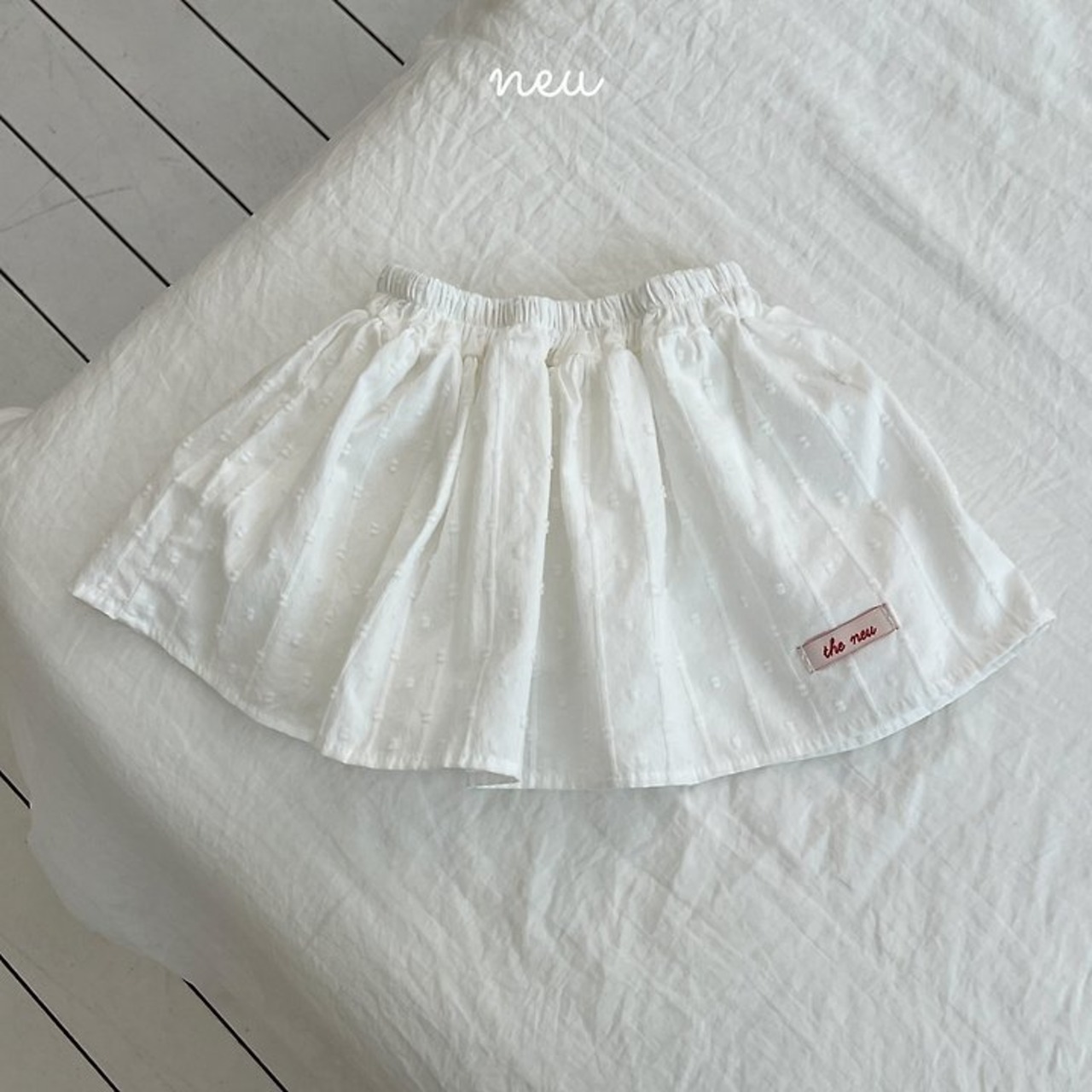【取寄】Neu メイアイボリースカート｜秋服｜韓国子供服 ｜26/AT