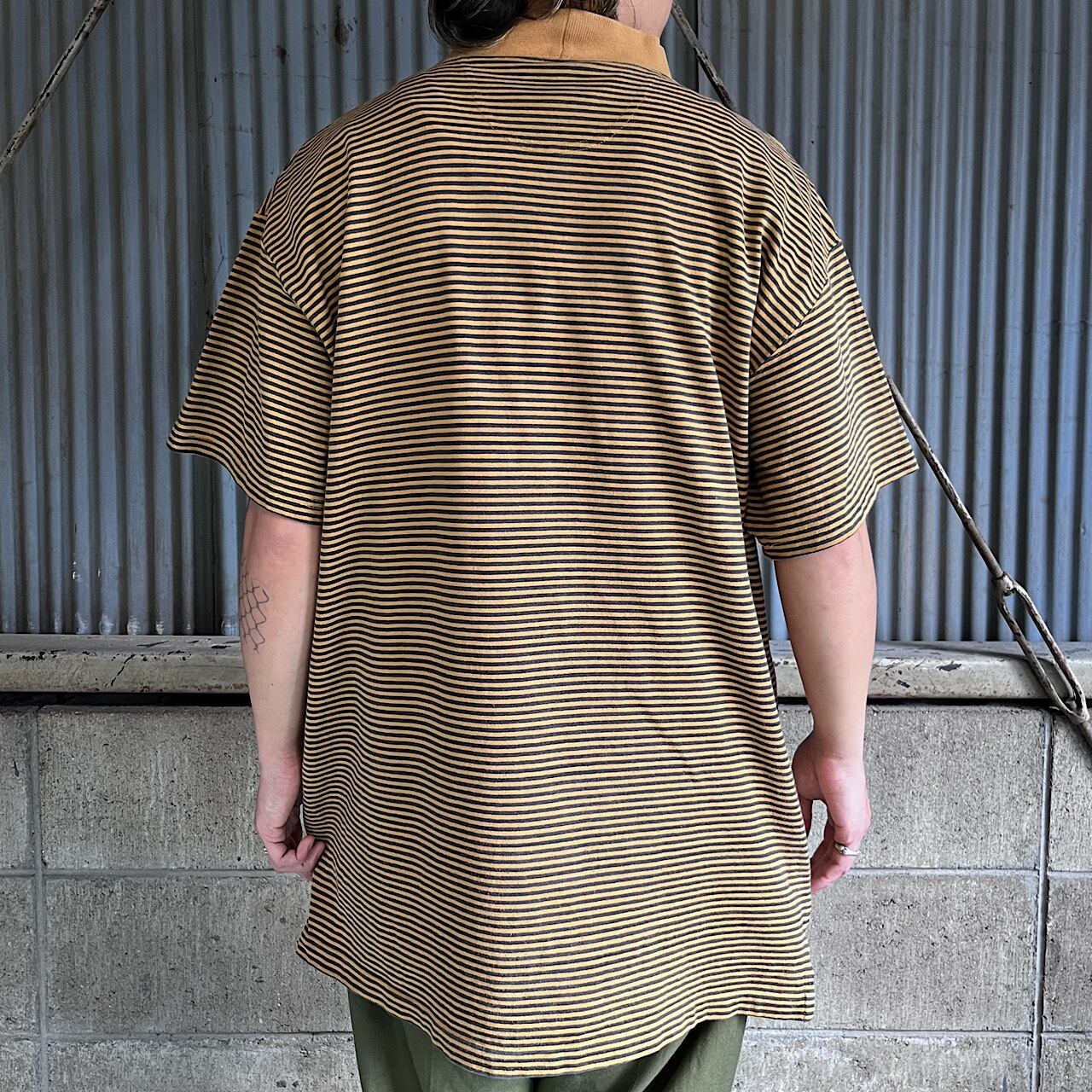 80年代 WOOLRICH ウールリッチ ヘビーウェイト モックネック 細ピッチ