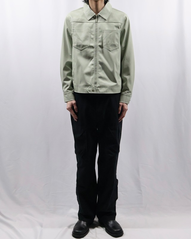 front pocket zip detail pants