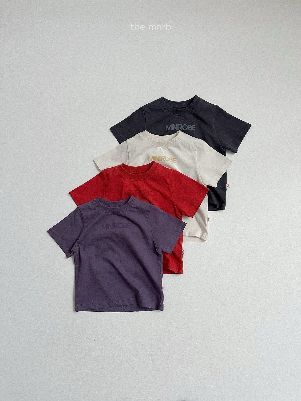 送料無料【予約】/ オバンロゴ半袖シャツ / minirobe