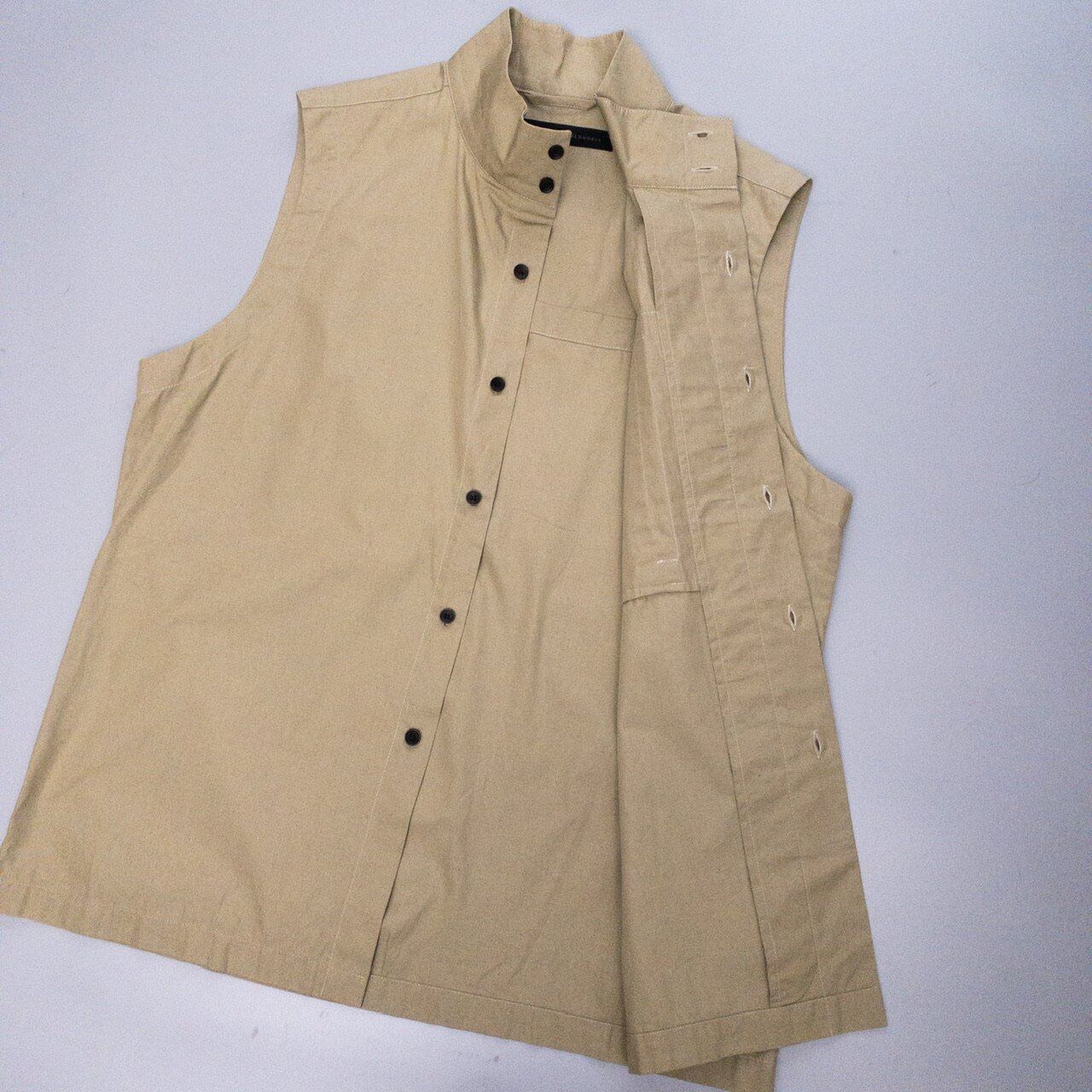 COPPERWHEAT BLUNDELL Sleeveless Funnel Neck Jacket | jose