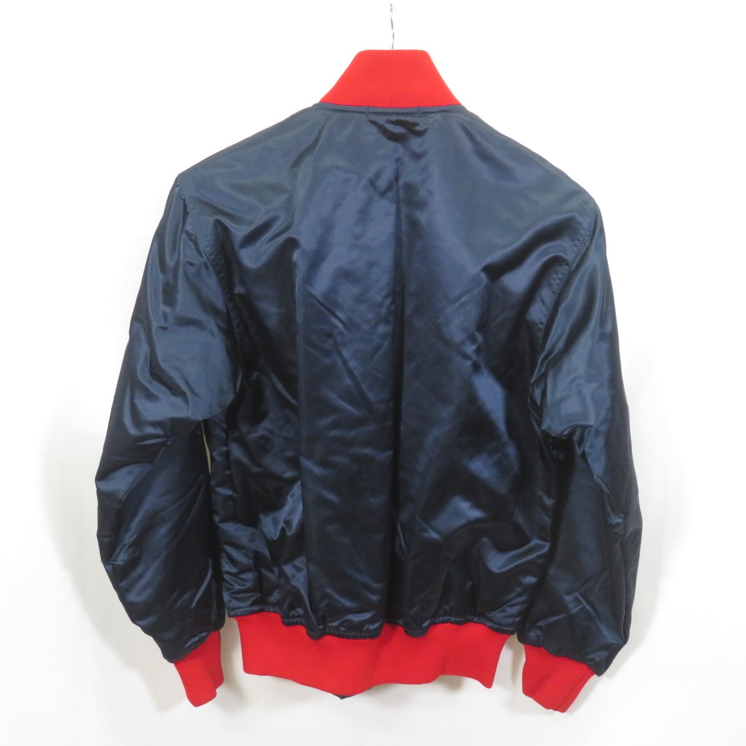 80s 90s MLB エンジェルス サテン スタジャン アワードジャケット