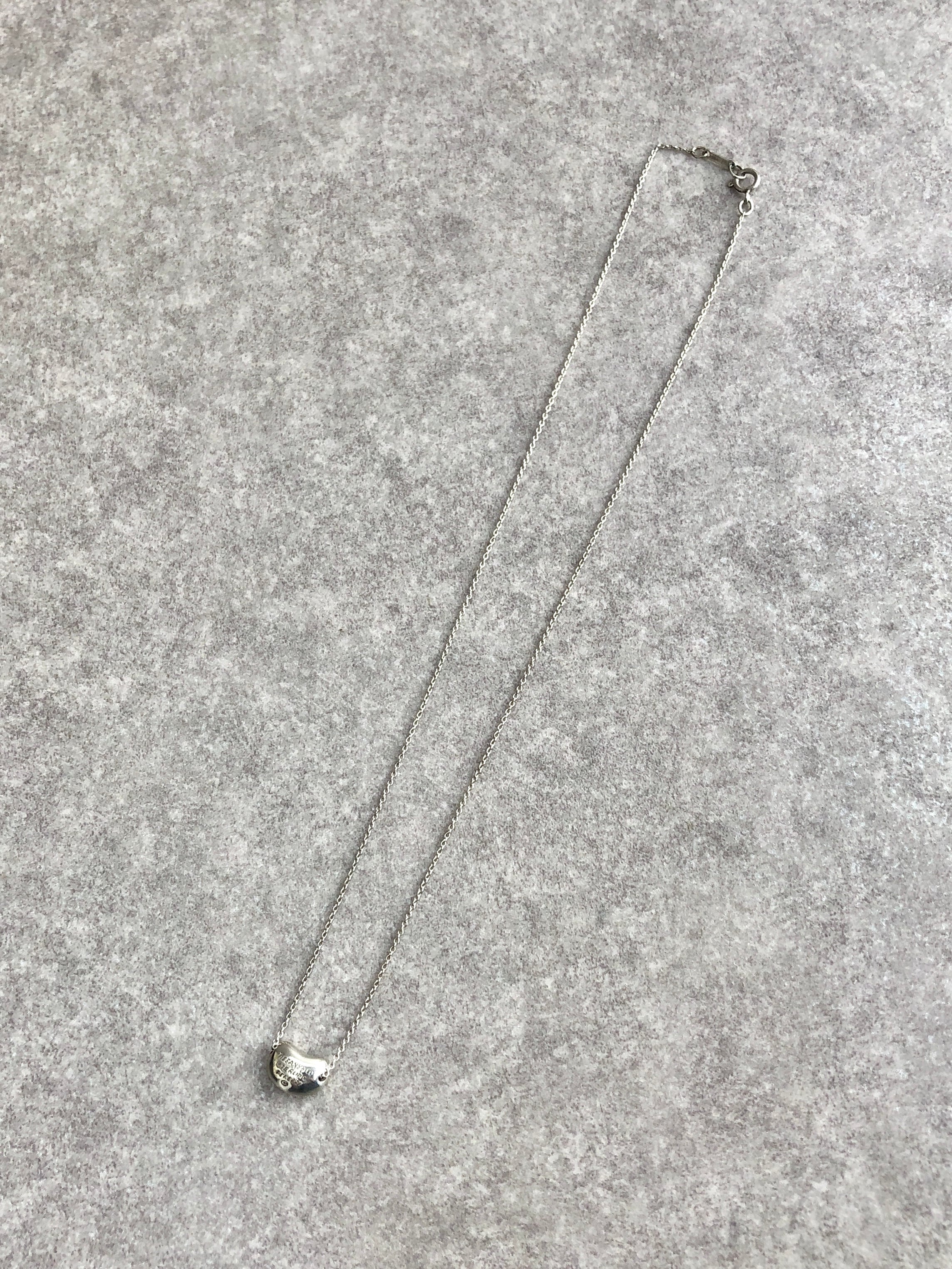Tiffany & Co. ティファニー ビーン ネックレス シルバー 925 vintage