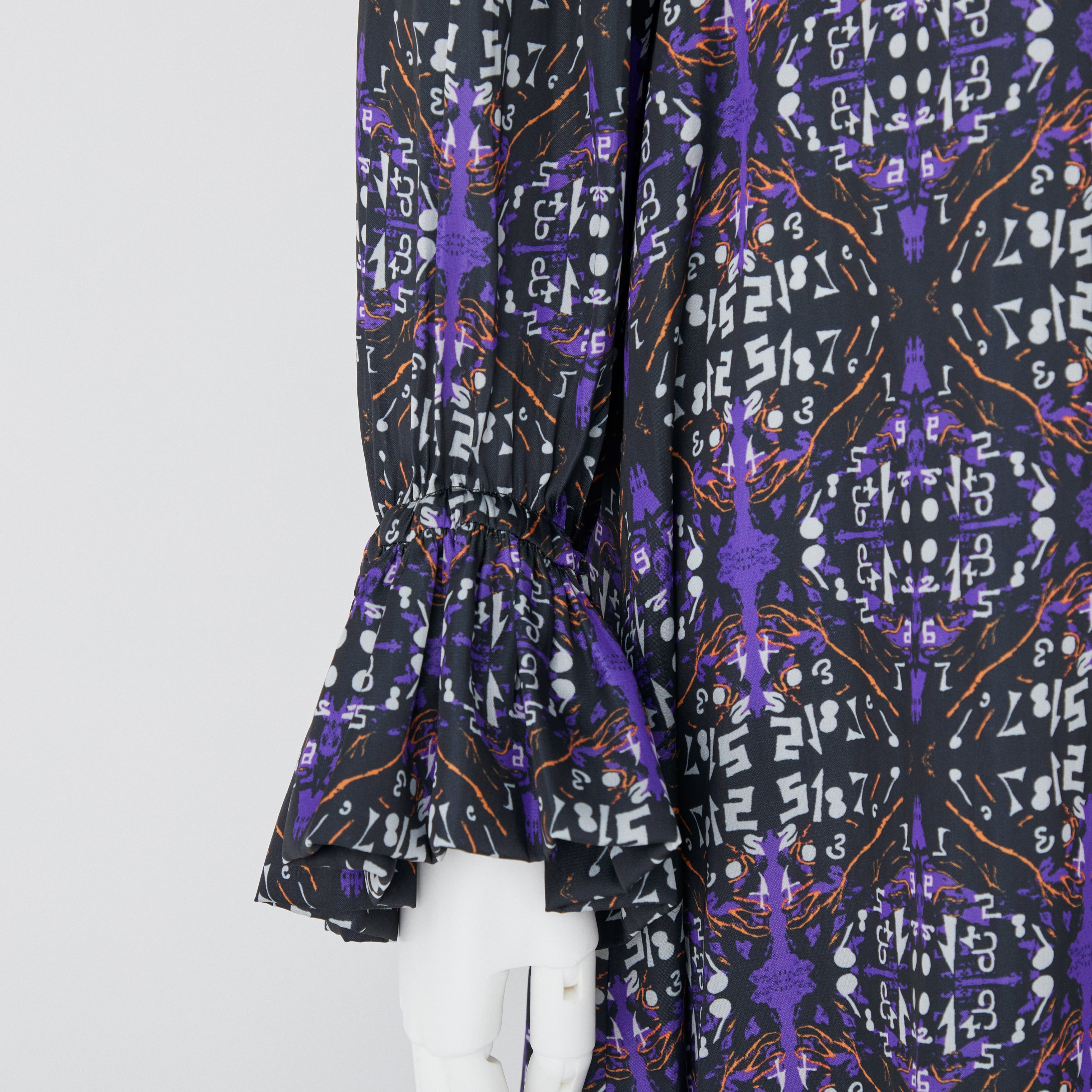 J_O×FUMIE=TANAKAヘムエアーワンピース【Craftsmanship×パープル