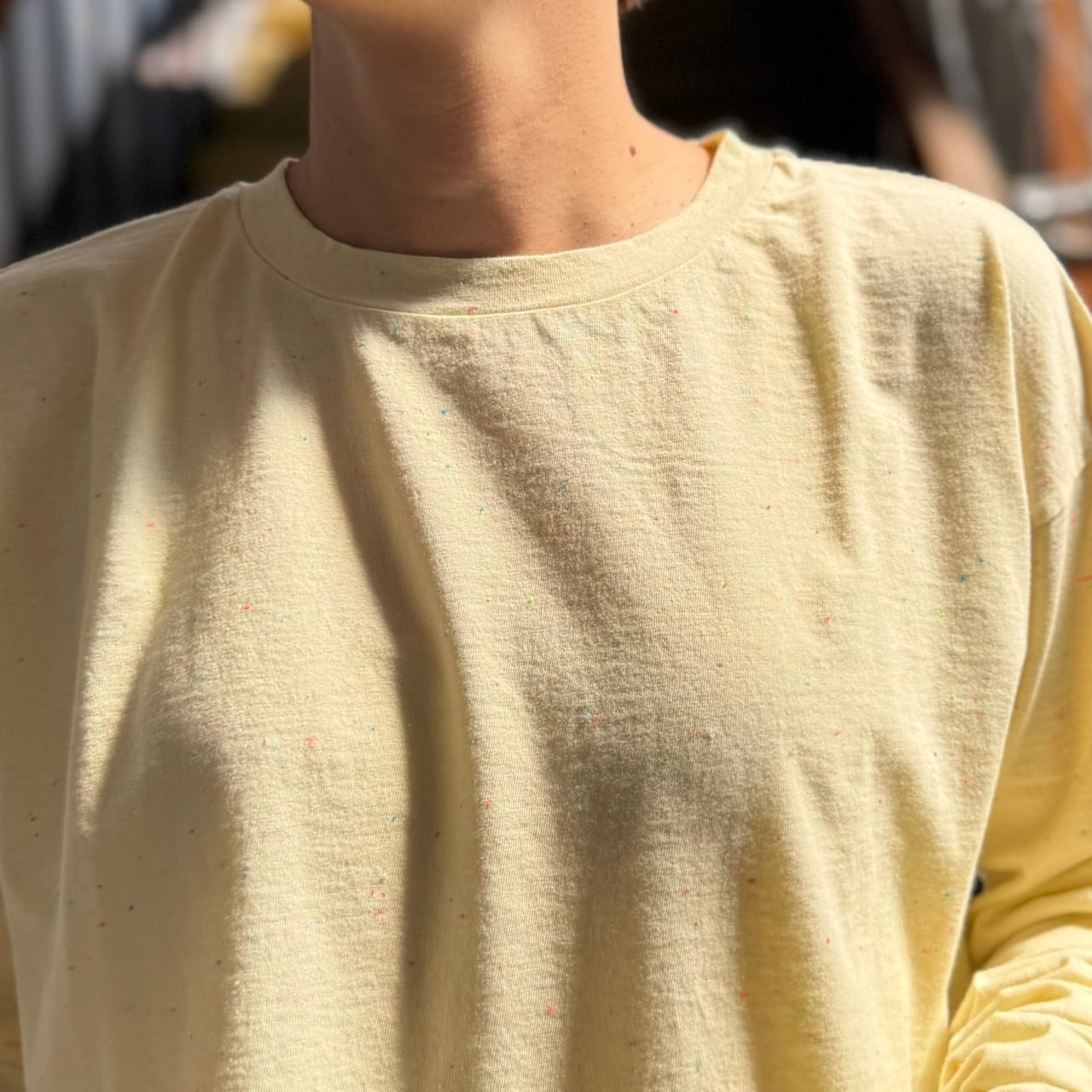 l'telier du savon - カラフルネップ天竺 くしゅ袖Tシャツ | clever