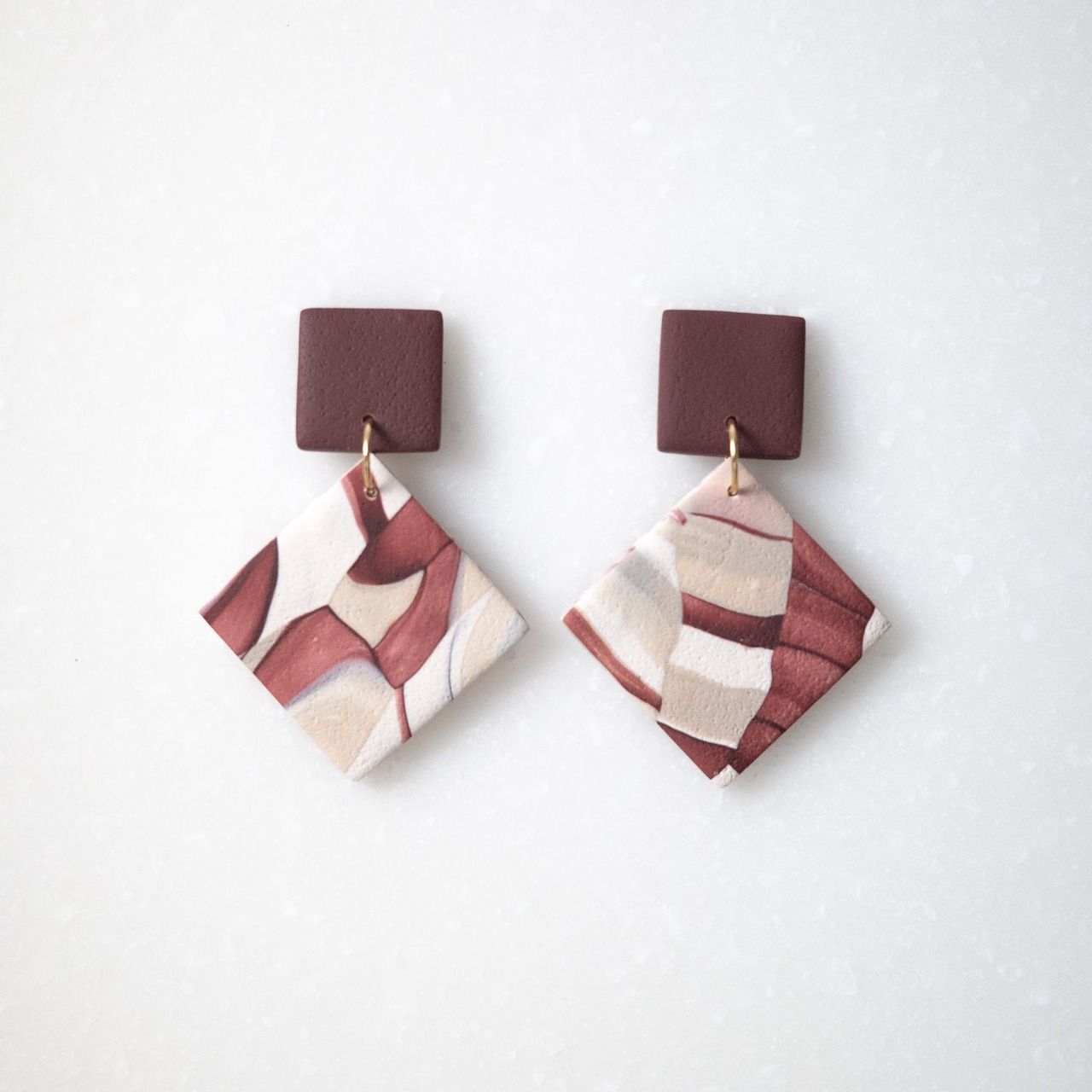 Matte : Bordeaux square