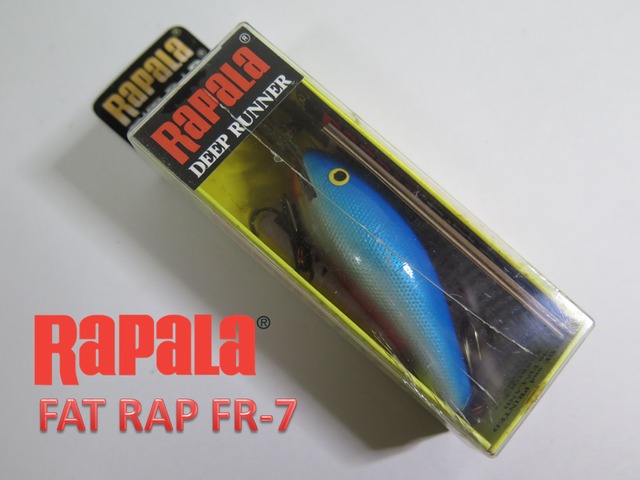Rapala FAT RAP FR-7 ラパラ　ファットラップ　BLUE  F-L80-05