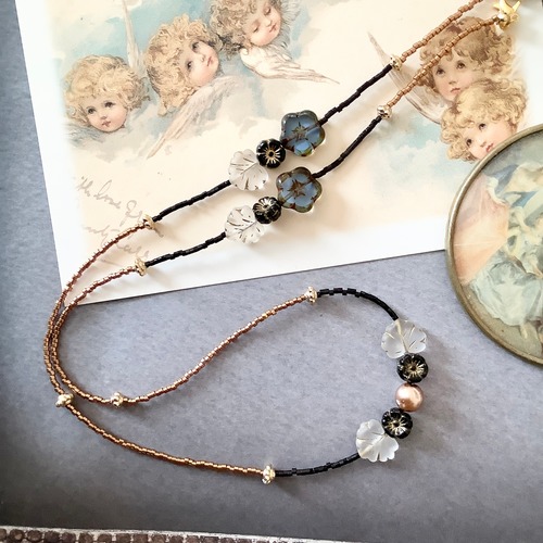 チェコビーズ　3way メガネチェーン