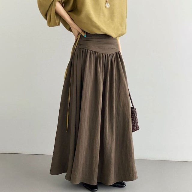 high waist long skirt 14371