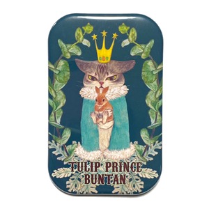 TULIP PRINCE★BUNTAN（うさぎ）の缶バッジ（縦70mm×横50ｍｍ）