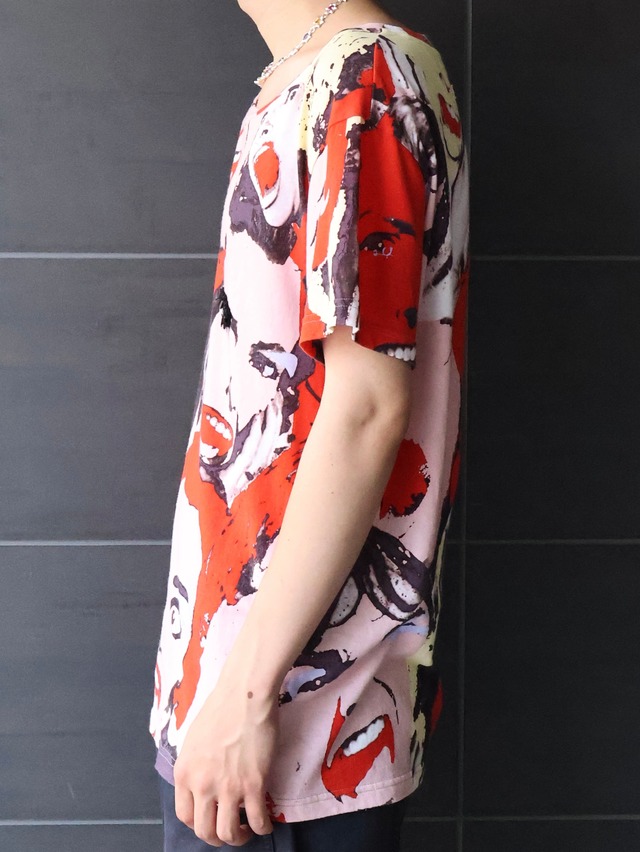 【marc jacobs】graphic design half sleeve top