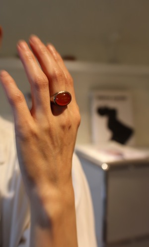 CHAUNCEY UTLEY JEWELRY-One-of-a-kind  Carnelian ring